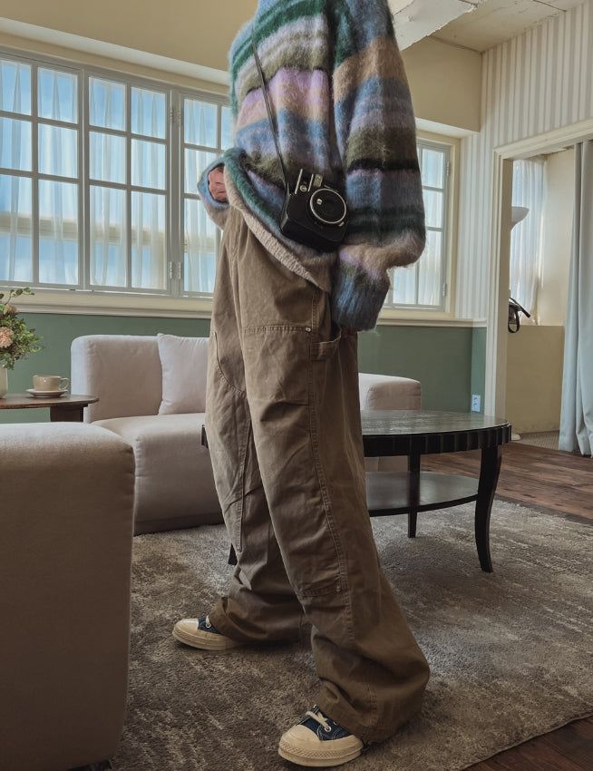 Lighton Washed Double Knee Pants