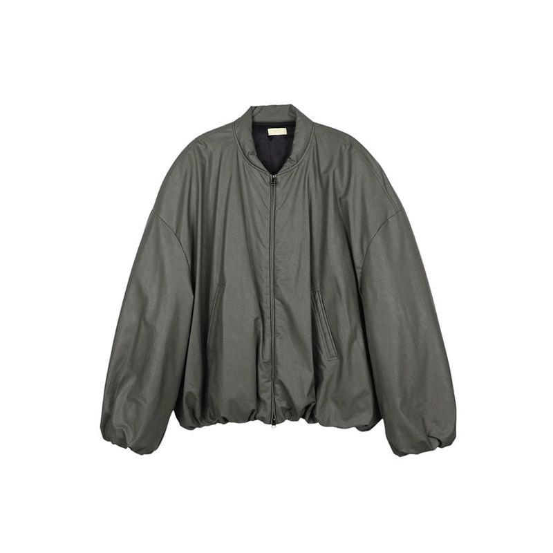 2 Low Leather Bomber MA-1 Jumper (2color)
