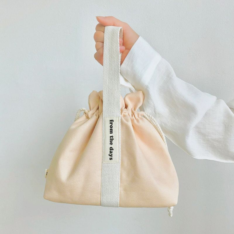 FROM THE DAYS（フロム ザ デイズ）の「【MADE】Canvas Pouch Bag - Peach（Bags）」