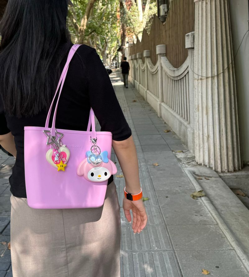 Waterproof Tote Bag Pink