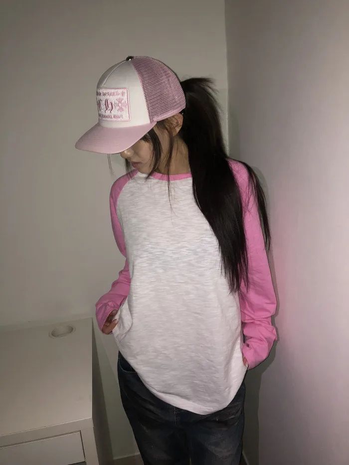 Let's Pink Raglan Tee
