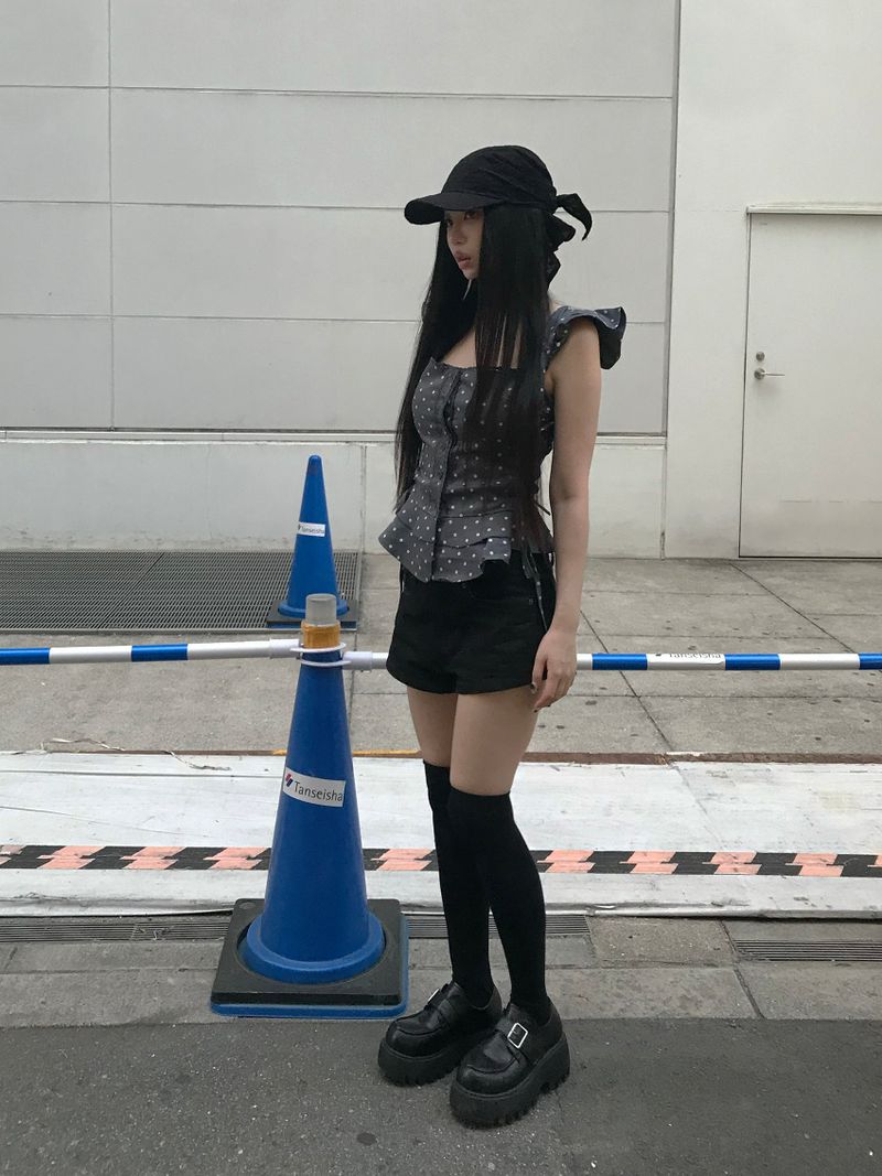 punching scarf cap(2 color)