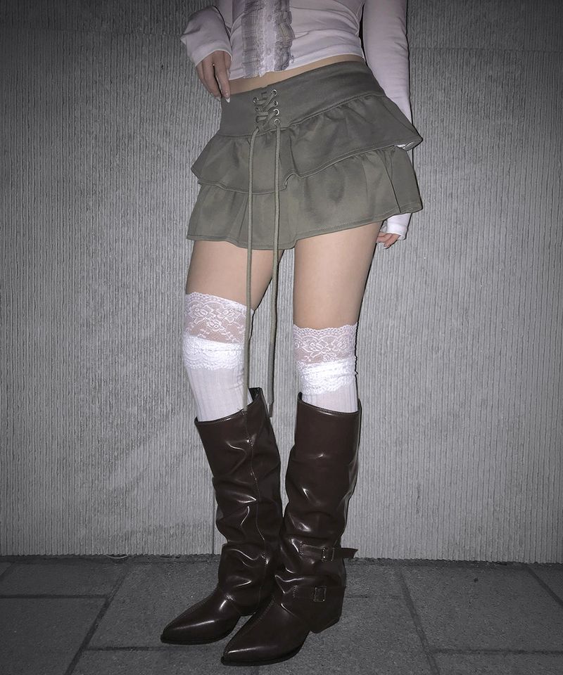 eyelet cancan sk (2colors)
