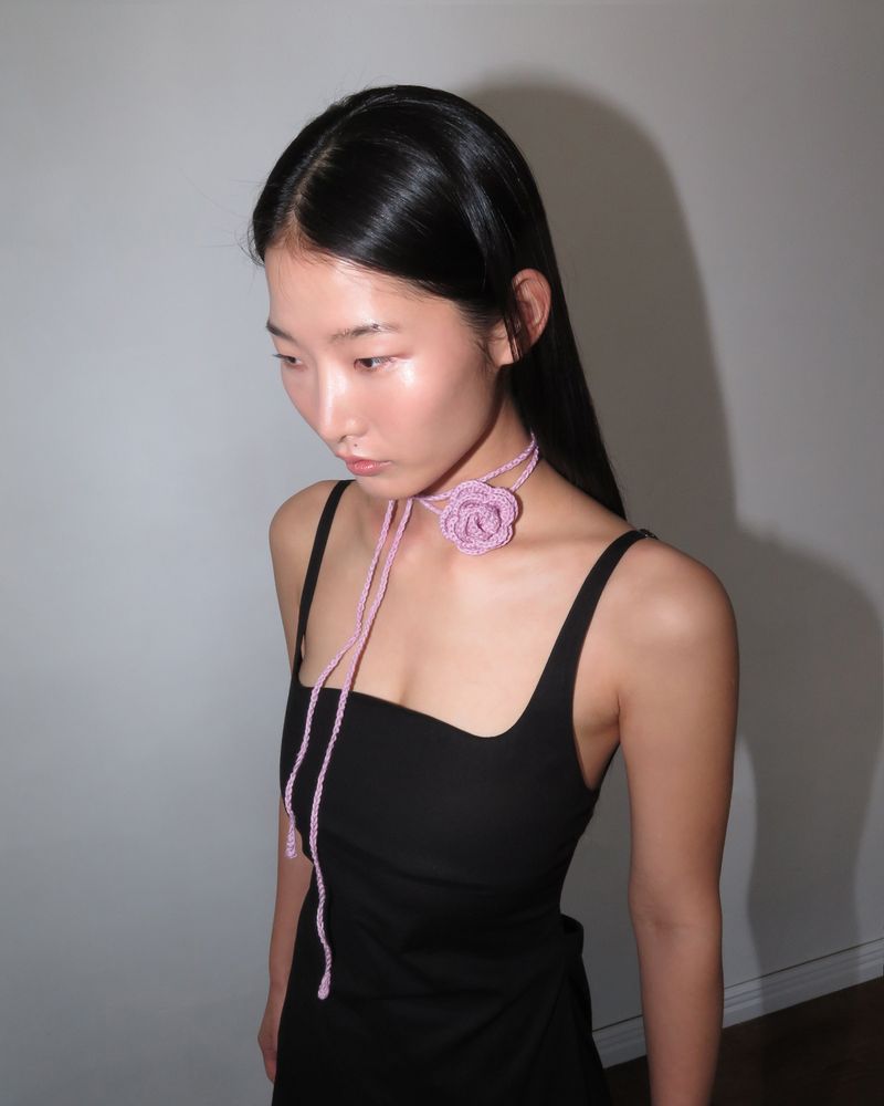 Organic Rose Necklace