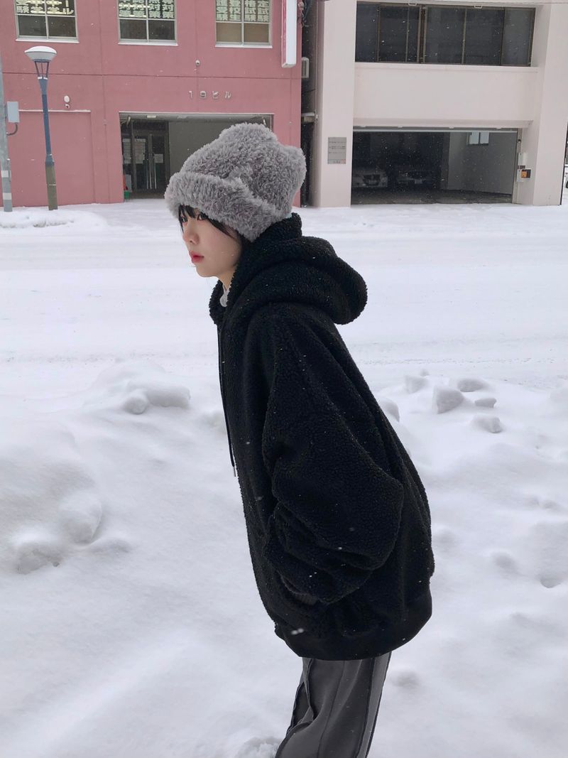 Pori hood zip-up