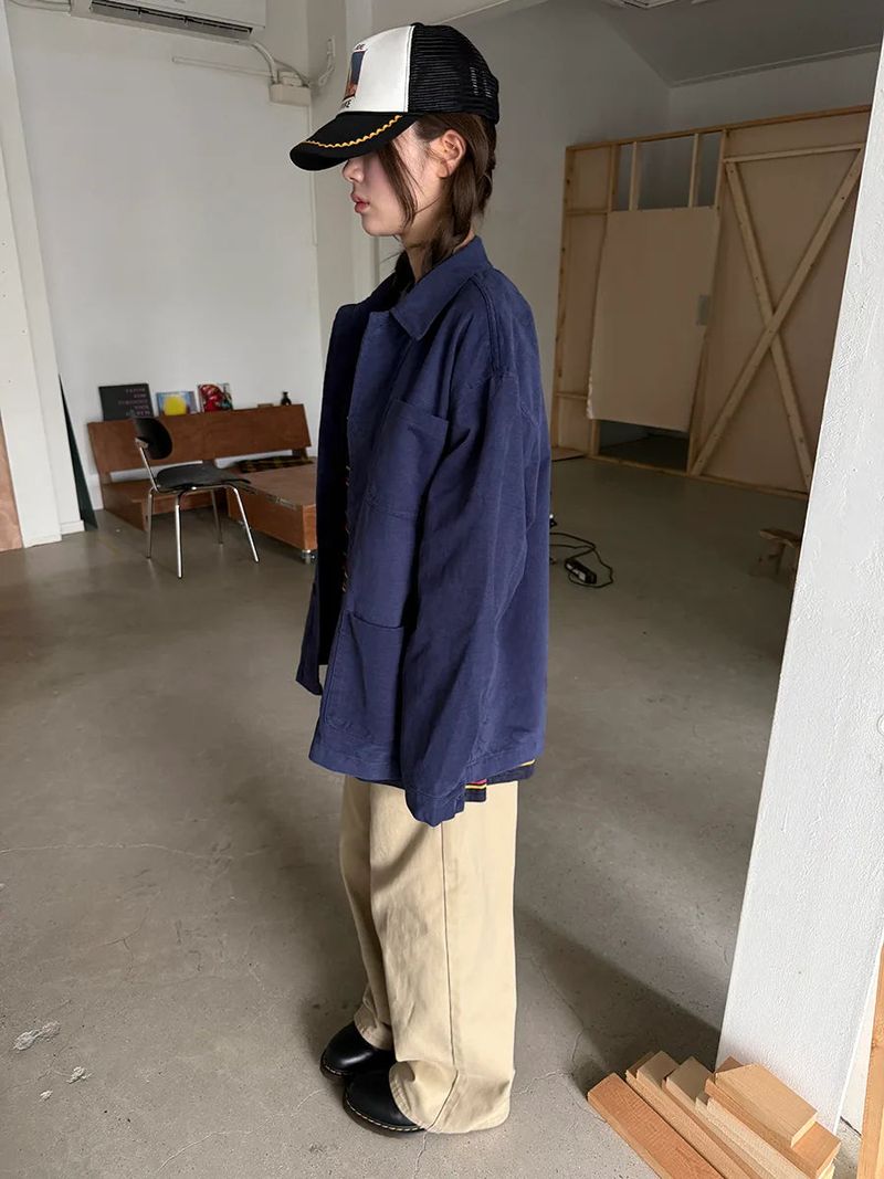 peach work jacket