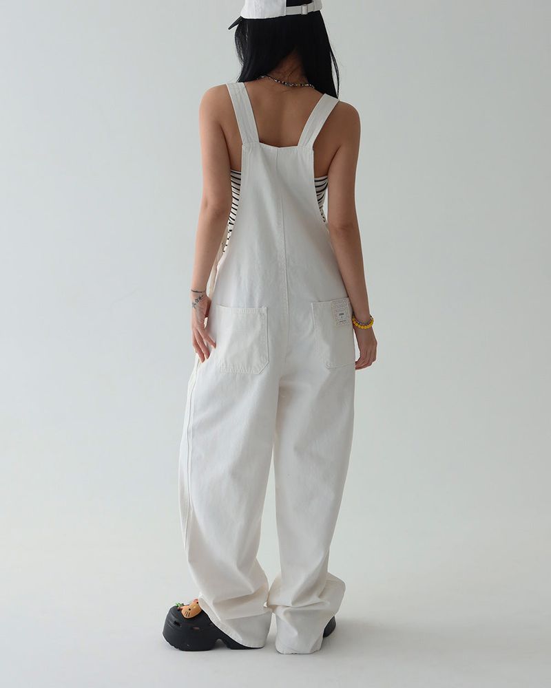 Basic cotton overalls overalls