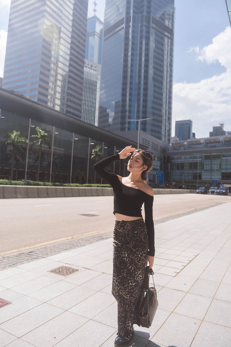 Milano Leopard Maxi Skirt