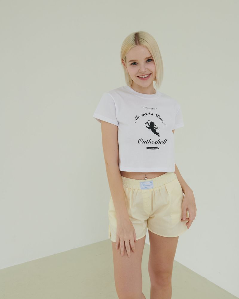 Ontheshell Cotton Pants - Lemon