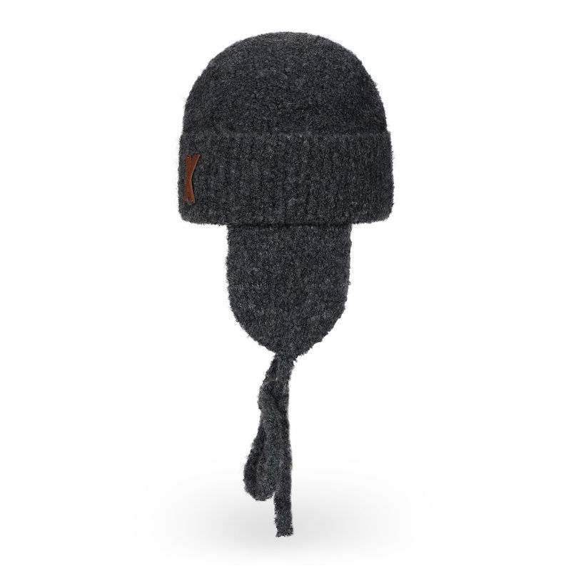 VA Patch Fly Knit Beanie / Black
