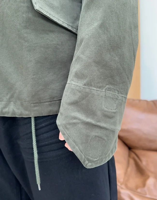Rendered washed field jacket