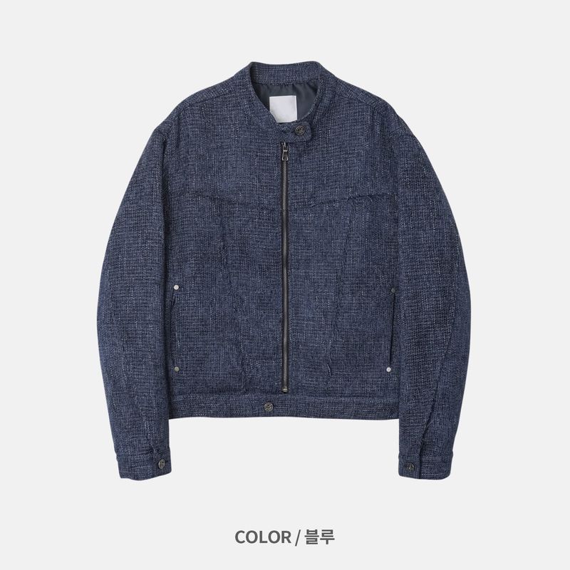Shawn Tweed Biker Jacket (3color)