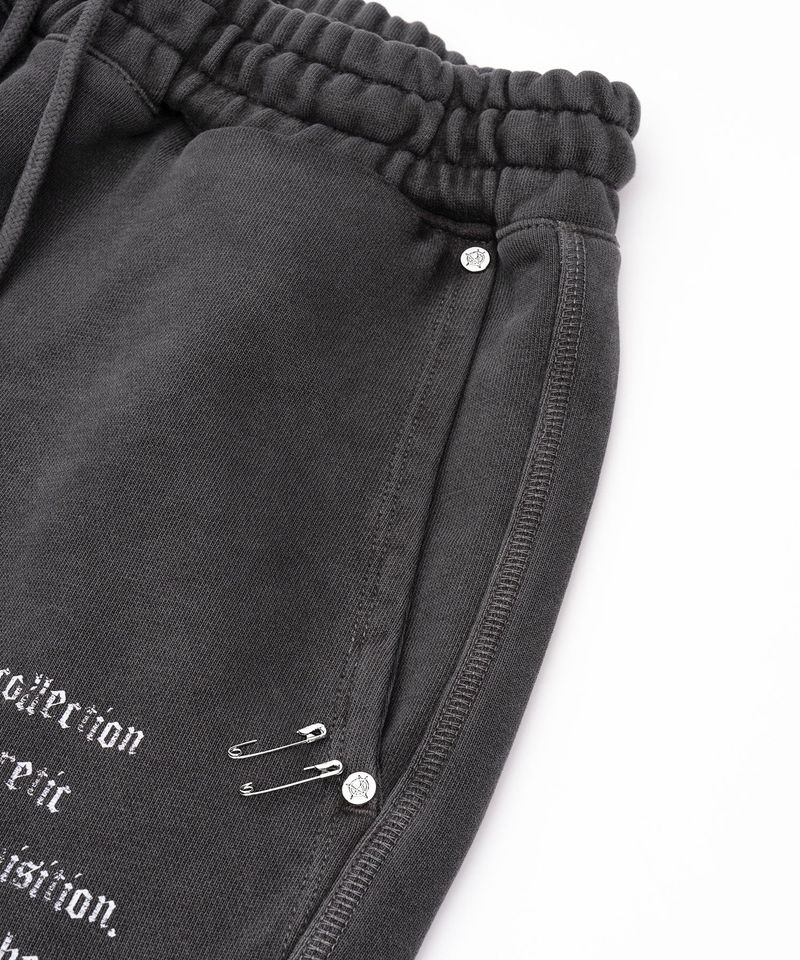 BBD Chaos Patch Pigment Sweatshorts (Charcoal)