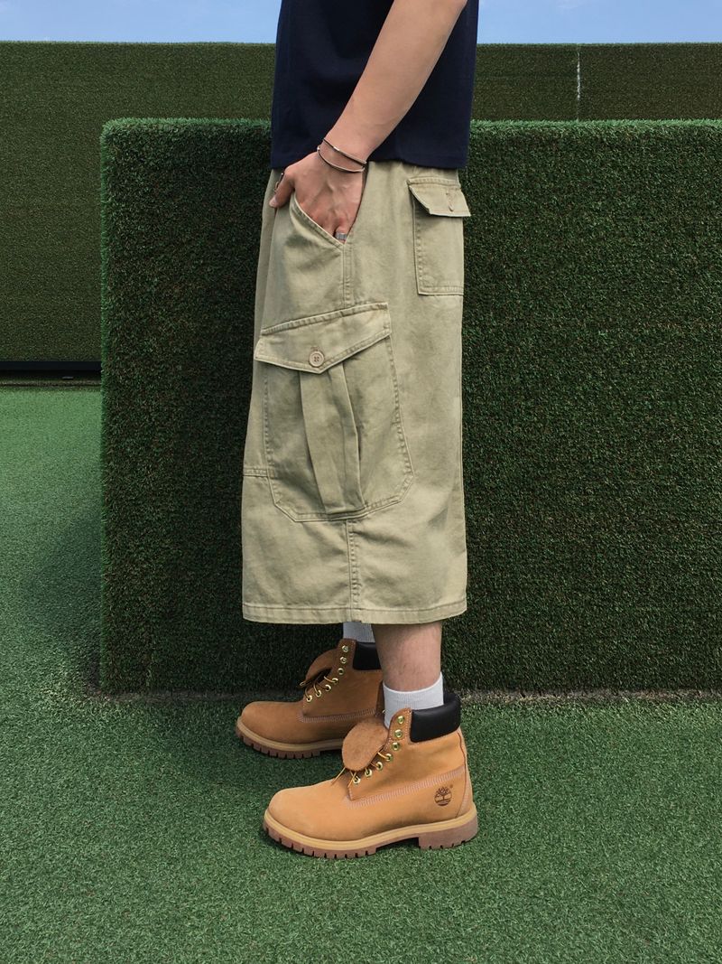 Leven Pig Cargo Bermuda Pants 3C