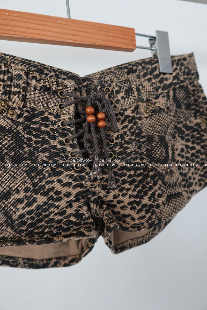 Snake Skin Micro Shorts