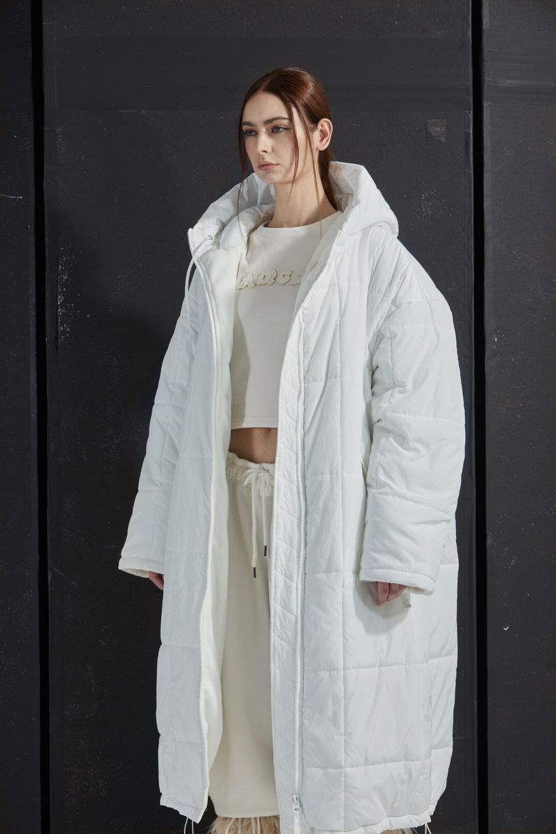 GL LONG PADDING -WHITE