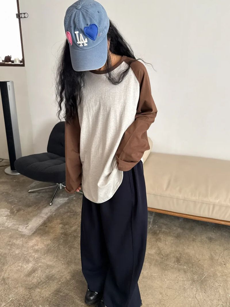 another language（アナザーランゲージ）の「ステッチ ラグラン Tシャツ（トップス）」