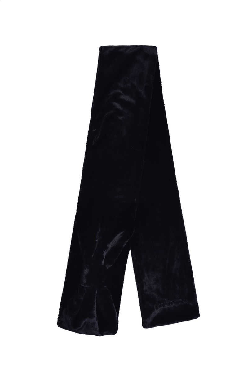 Ribbon Muffler_Fur black