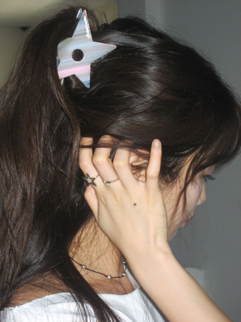 Shooting star hair pin (Green)