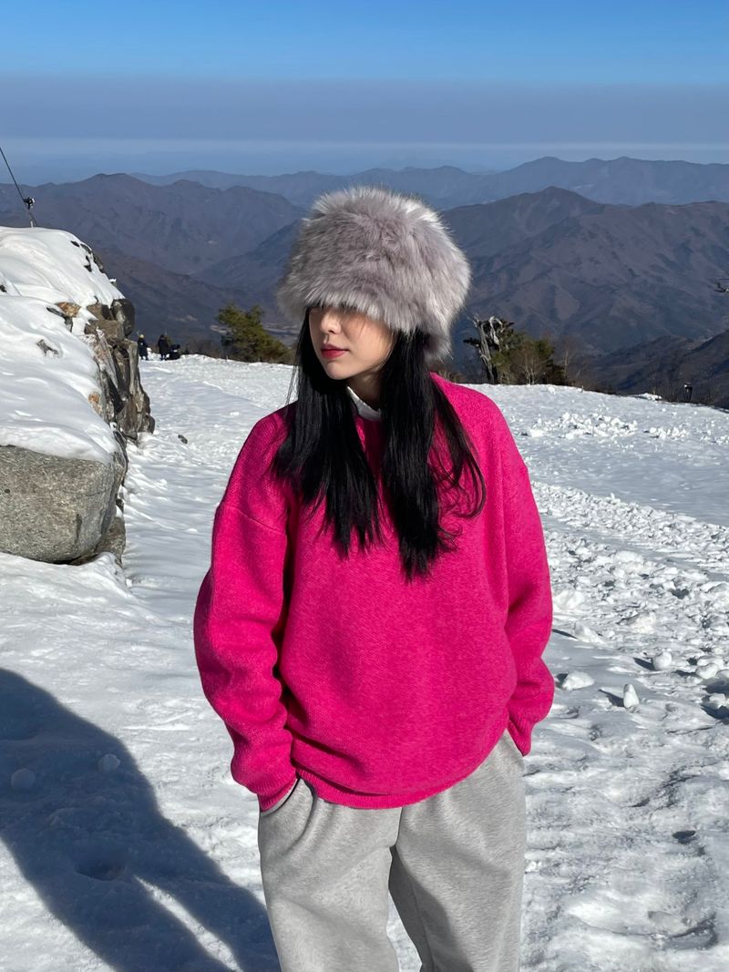 Polar fur hat