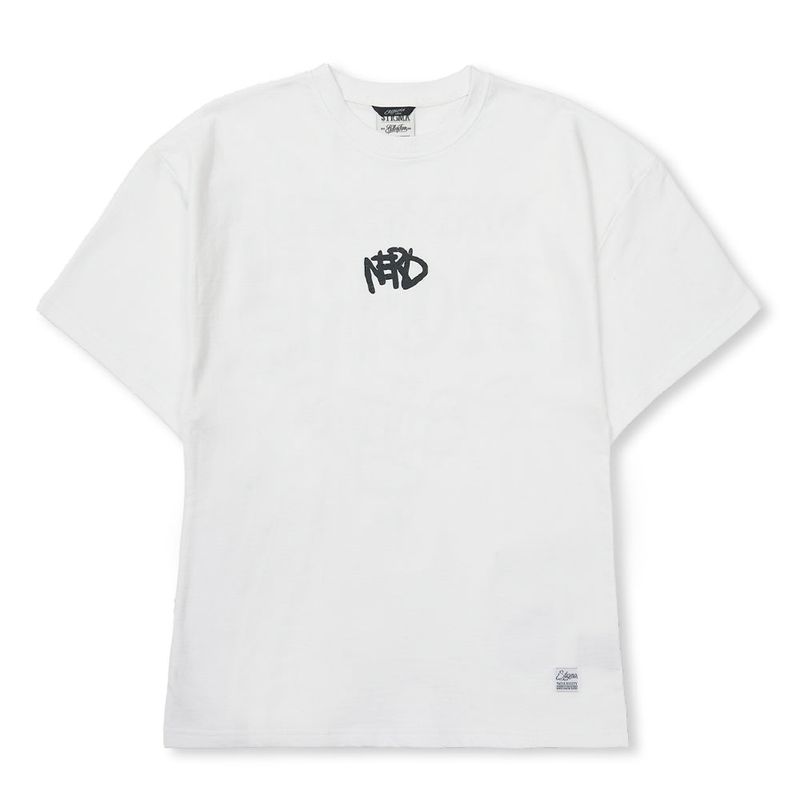 Nerd Semi-oversized T-shirts Green / White