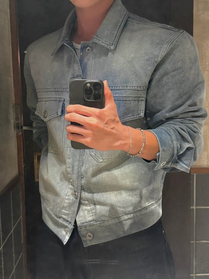 Leather Double Pocket Curved Pants