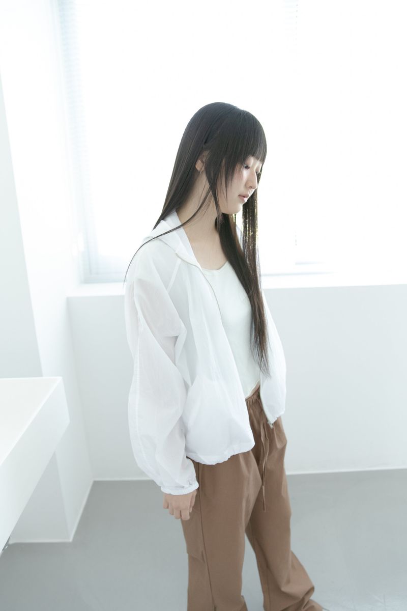 nylon stopper hood jumper(2colors)