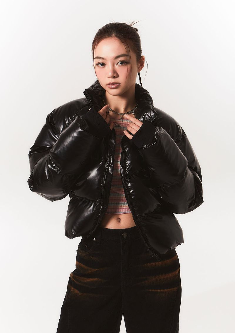 high beam puffer jk - black