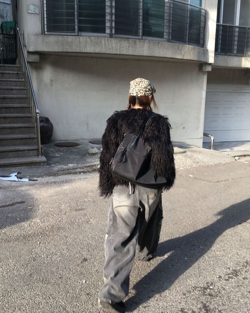 (Unisex) Camo denim pants