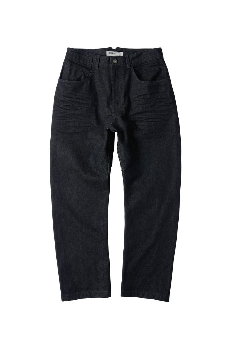 CHOWOO（チョウ）の「3D Fit Embossed Denim Pants (Black)（Pants）」