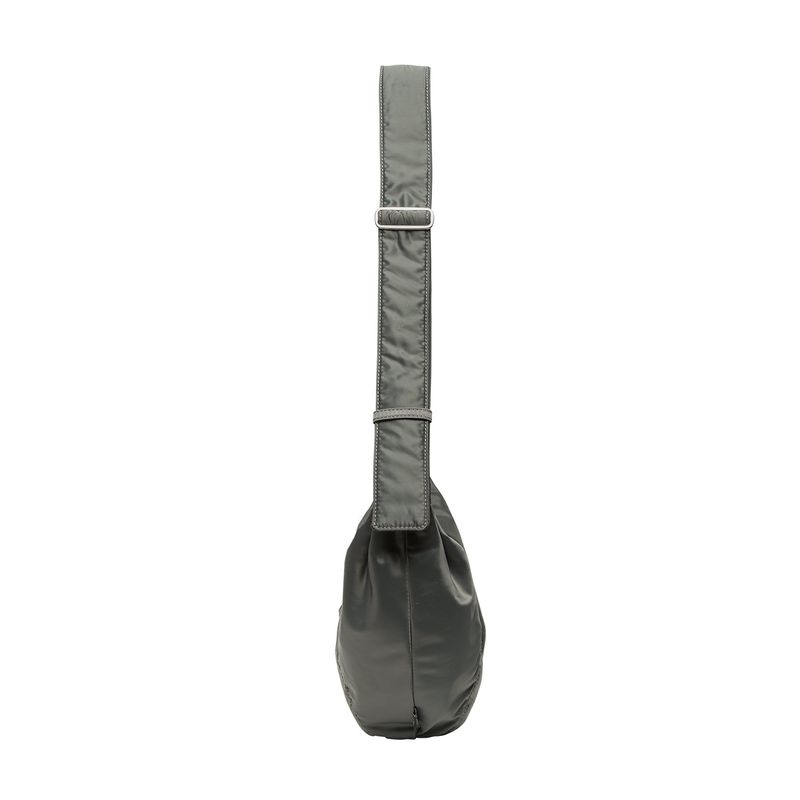 City Half Moon Messenger Bag_Khaki grey