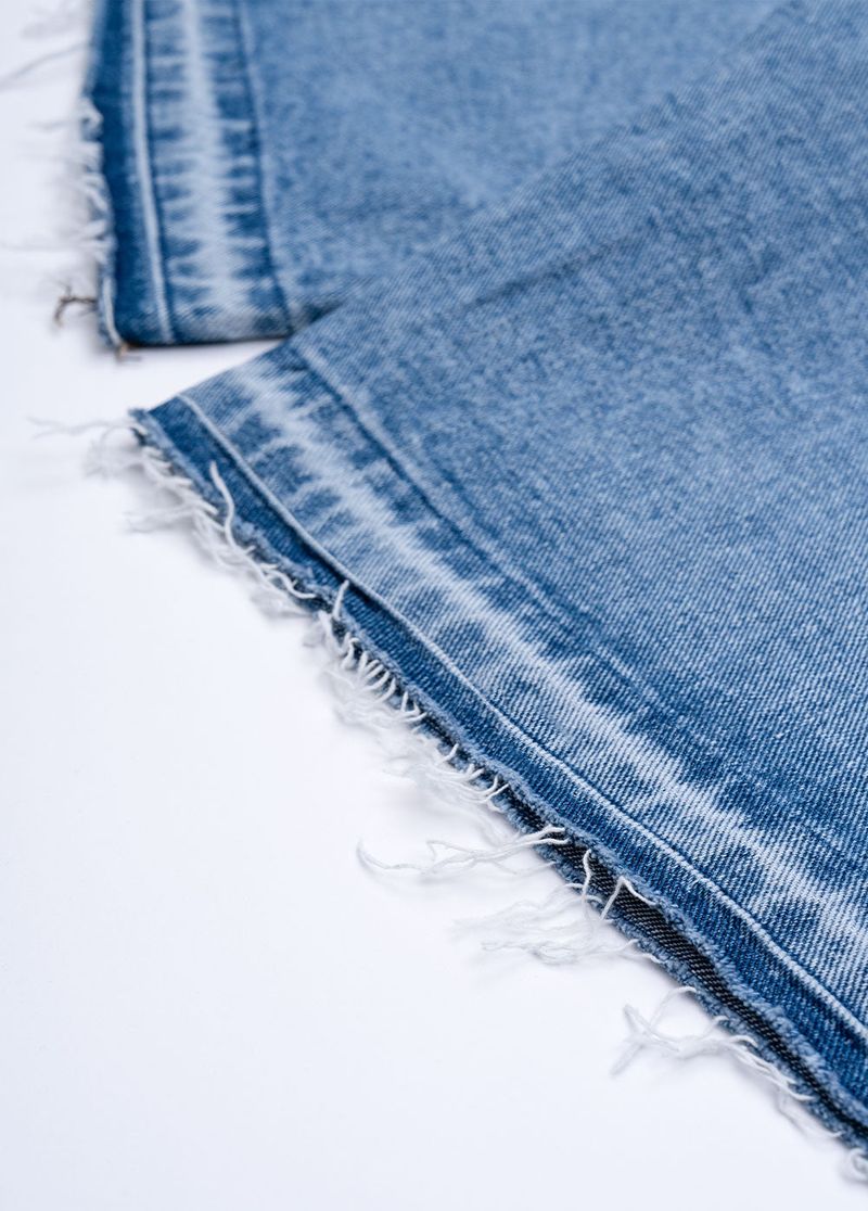 BBD Side Sprayed Custom Denim Shorts (Blue)