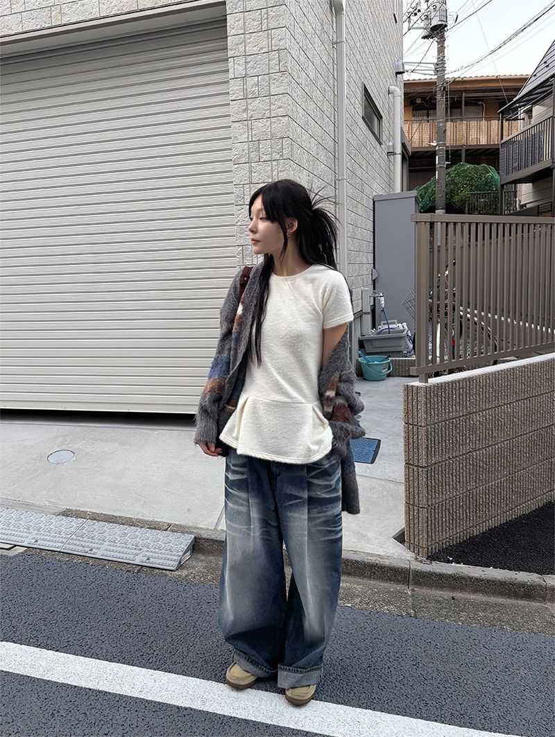 BACK POCKET MAXI JEANS (2C)