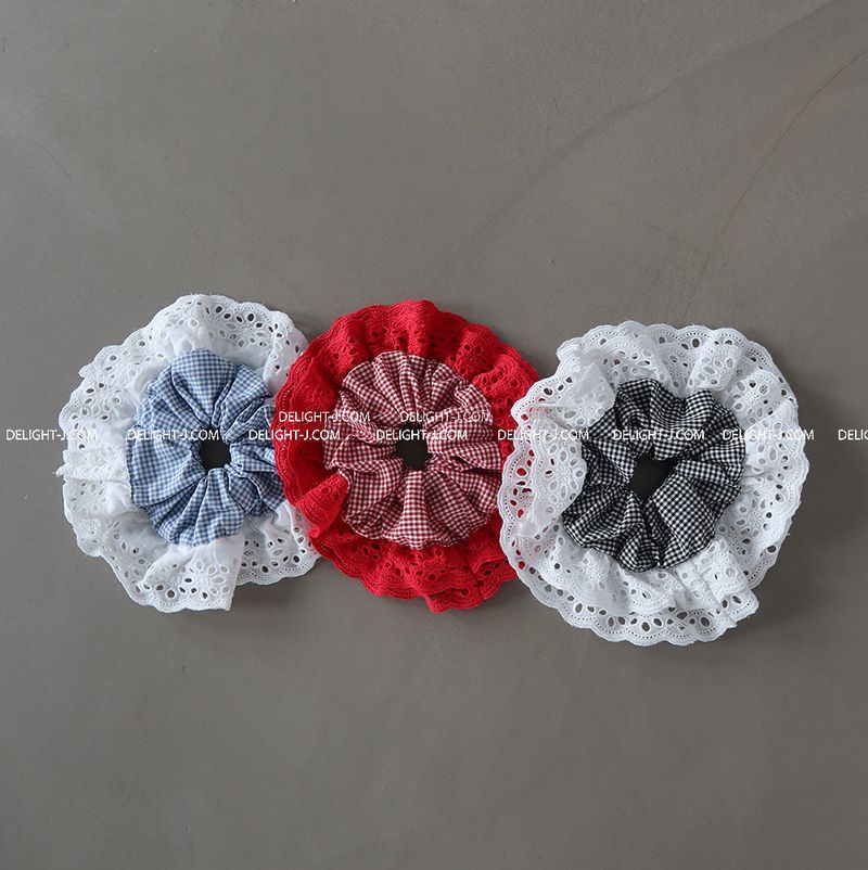 Coloring Gobang Checkered Lace Tripe Shushu Scrunch