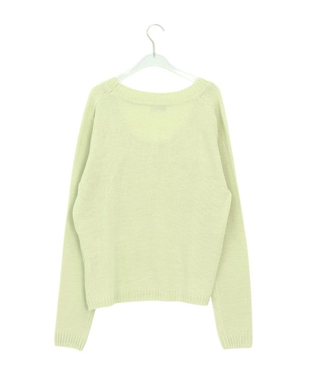 Pabor Deep U-Neck Loose-Fit Knit