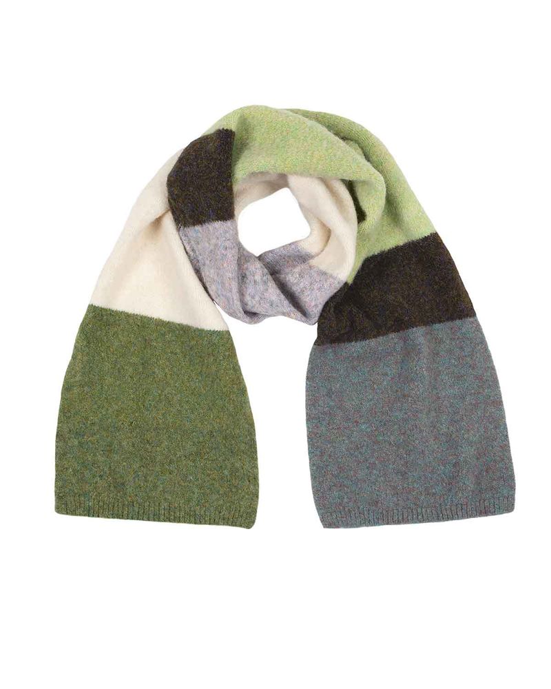  Colour Block Muffler _ GREEN