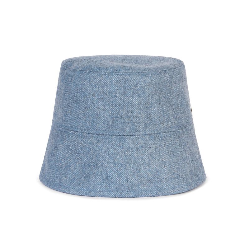 VA Square Drop Overfit Bucket Hat / Ash Blue