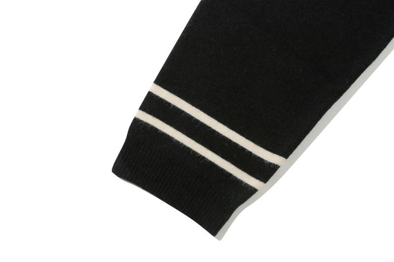 NOTCHED LAPEL KNIT BLAZER_BLACK