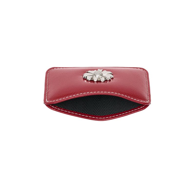 Daisy Slim Mini Transportation Card Wallet Rose