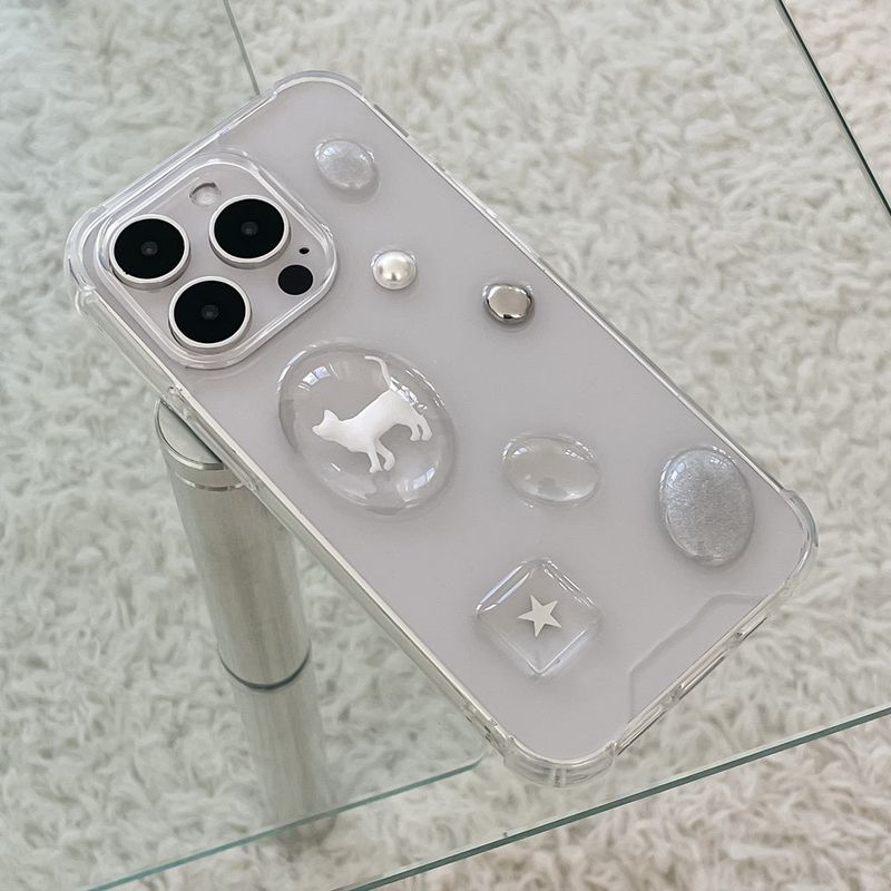 [made]silvering cat resin case 