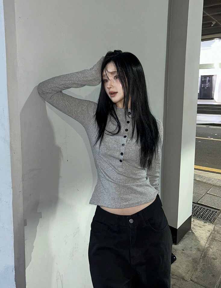Legend Skin Fit Henley Neck