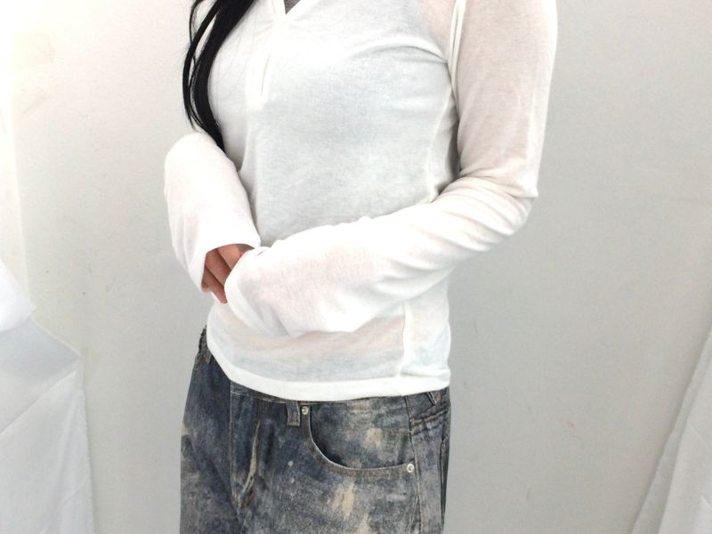 V cut light button t