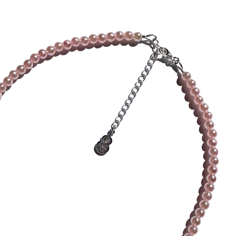 Droopy Fuchsia Necklace