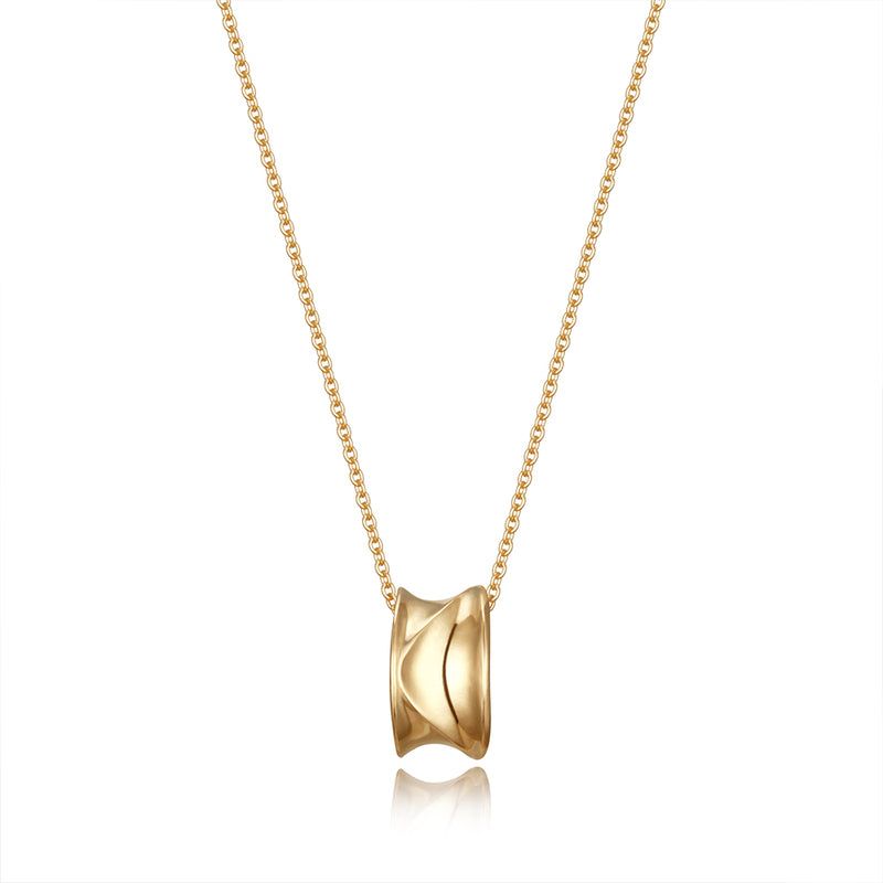 SAND DUNE NECKLACE (L) (GOLD)