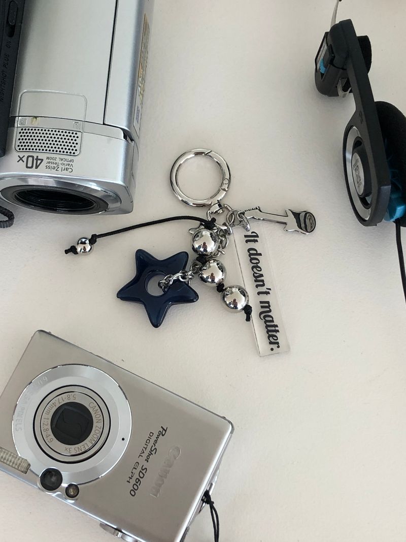 [STAR] Rock star bagcharm (Navy)