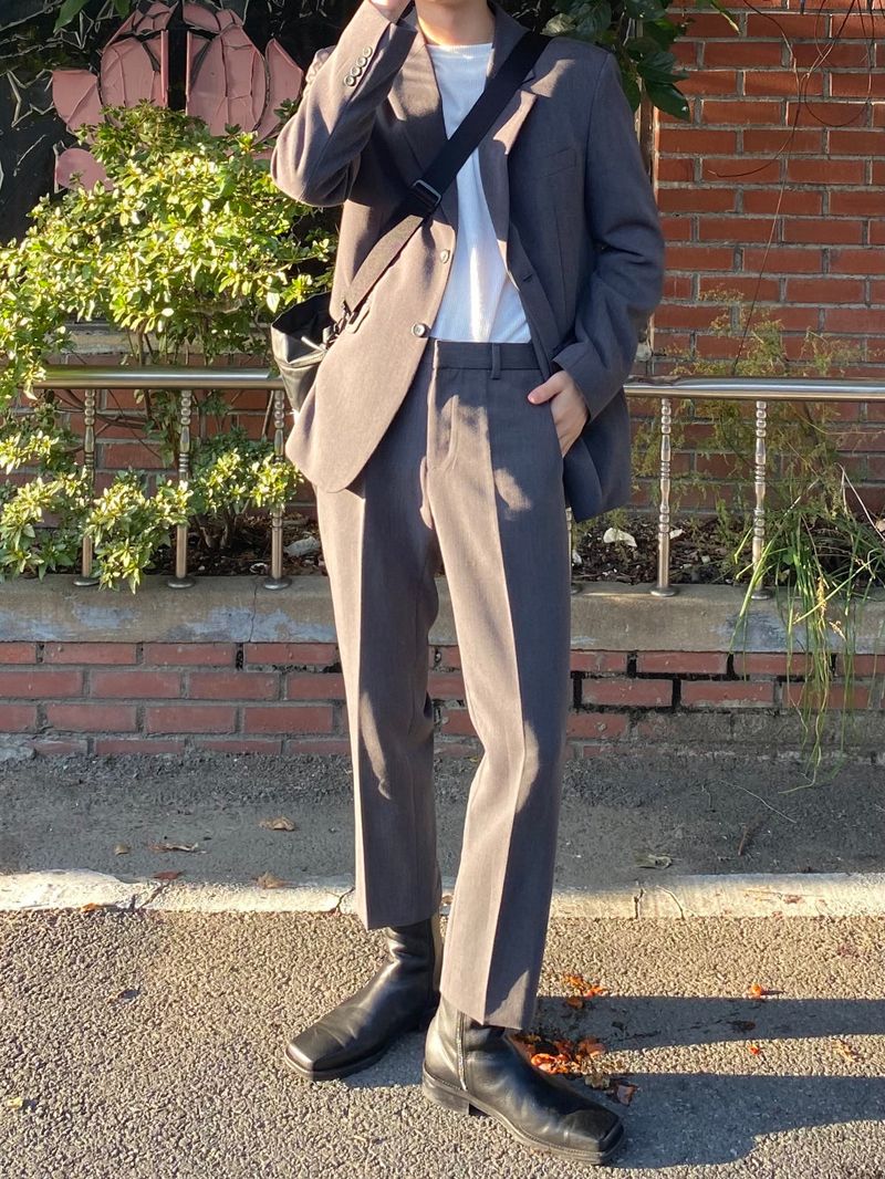 Cent signature set up slim fit slacks