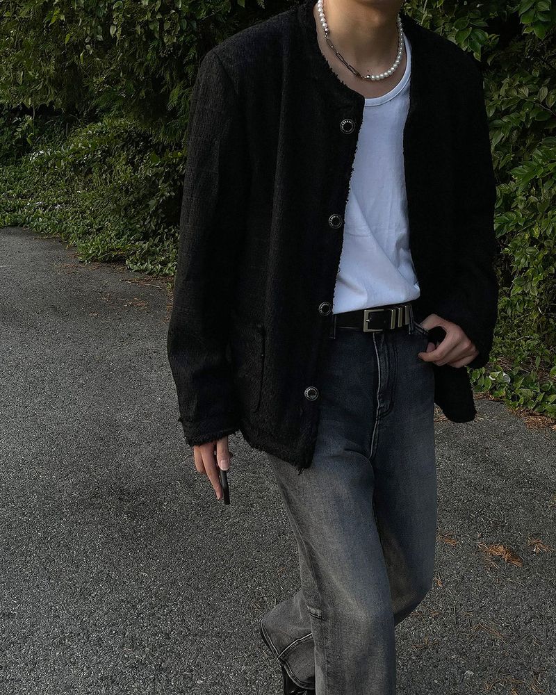 SO Tweed Jacket ver.2 (Black)