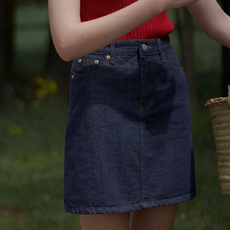 URAGO（ユラゴ）の「Amy denim skirt（Skirts）」