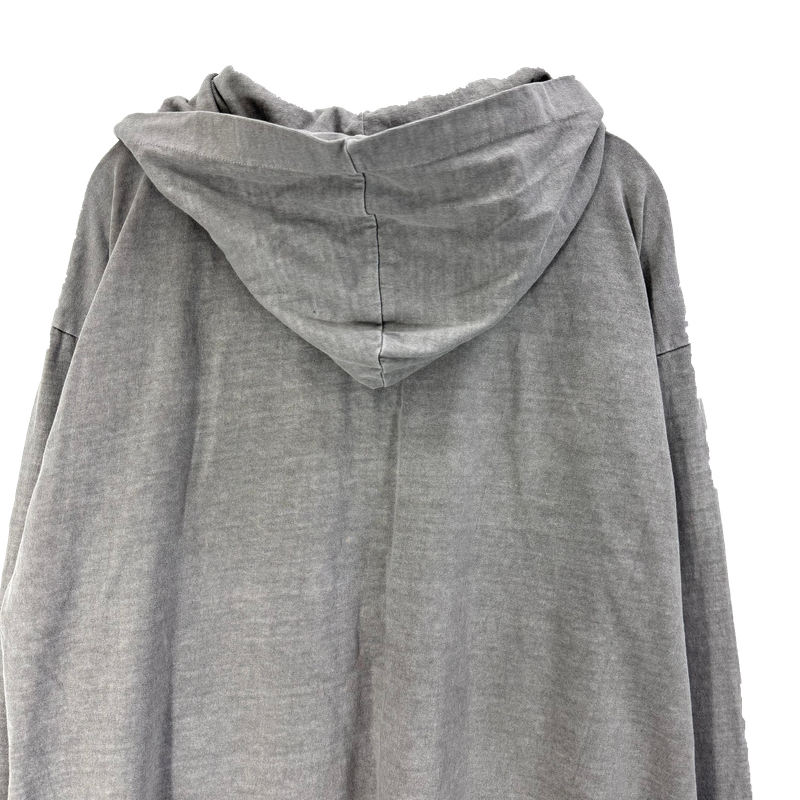 destroy hand hooded long sleeve