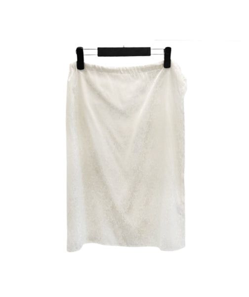 Roche Flower Jacquard Midi Skirt